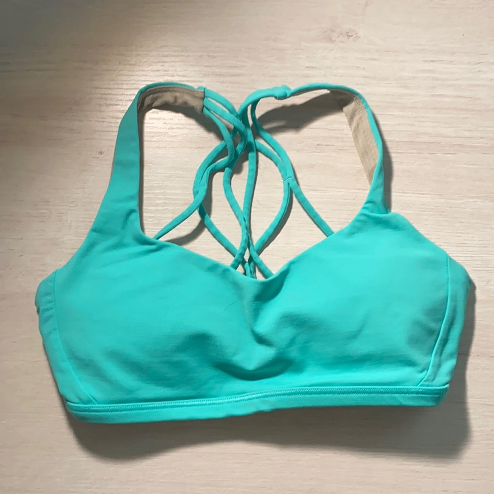 Teal Lululemon Sports Bra